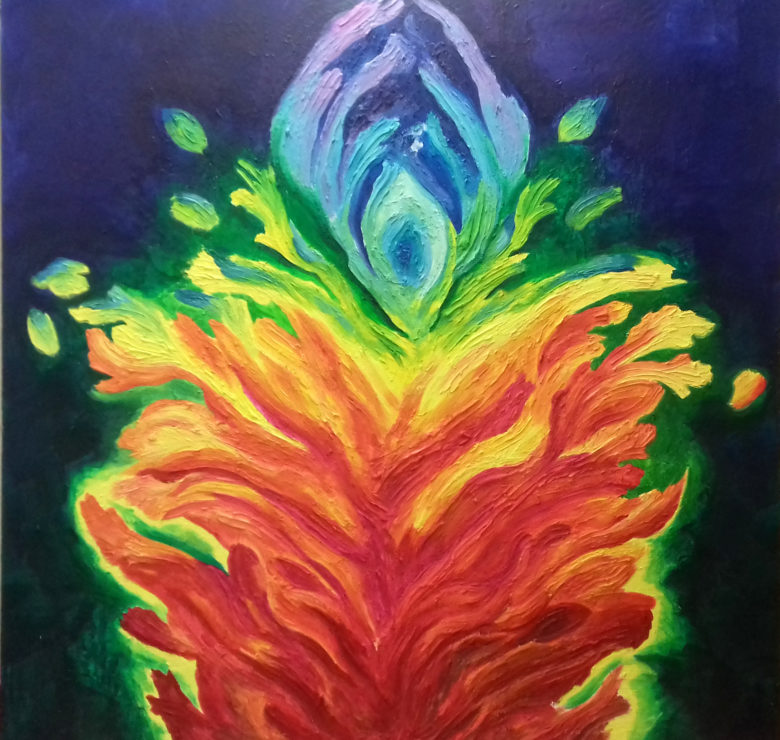 Fleur flamme